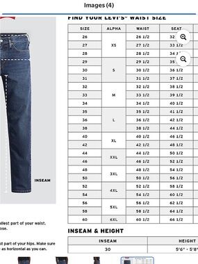 Levi's Men's Blue Straight-Leg Jeans